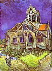 Vincent van Gogh The Church in Auvers painting